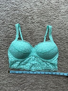 Pink Victoria’s Secret Bralette Aqua Size M